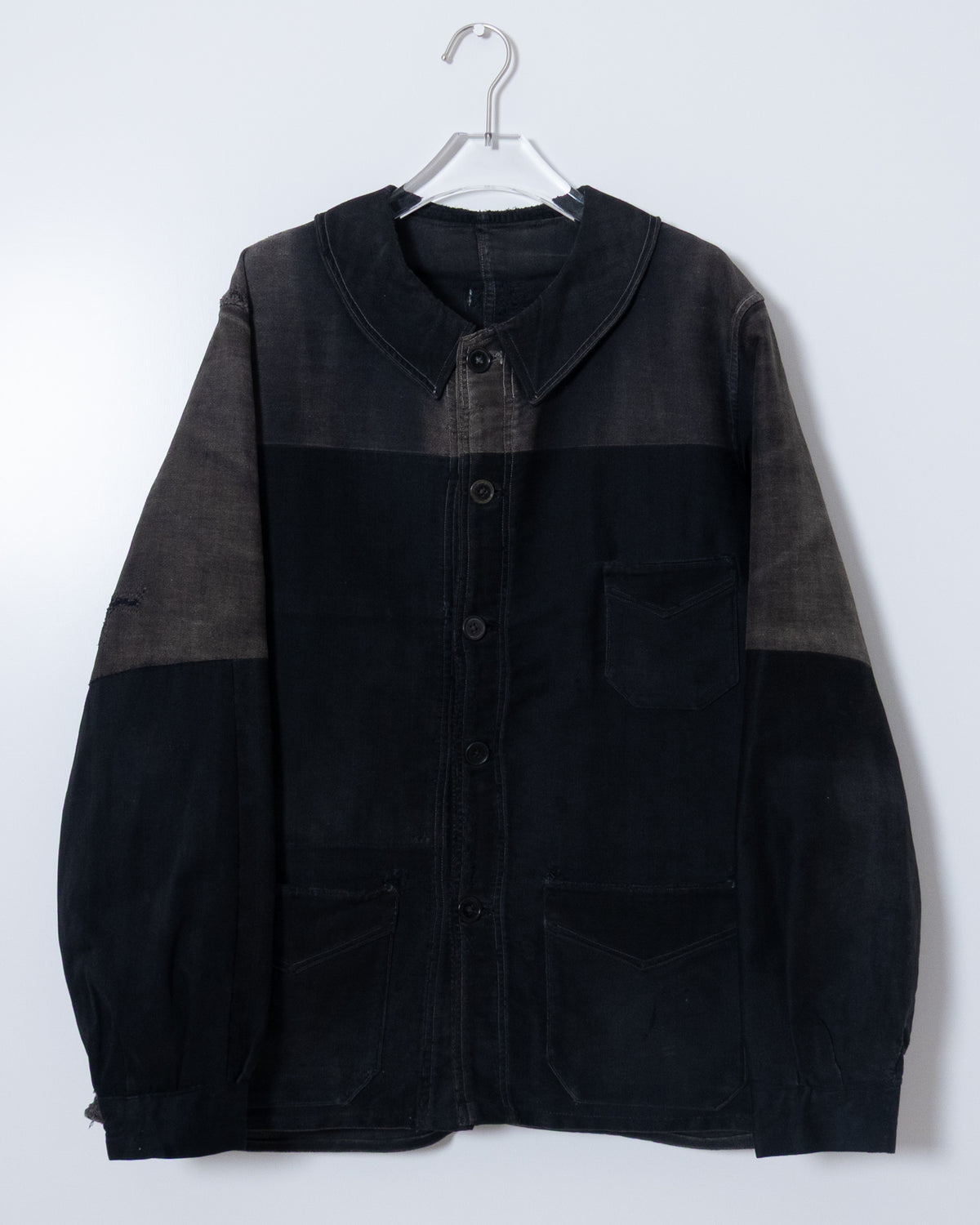 vintage amazing repaired moleskin jacket