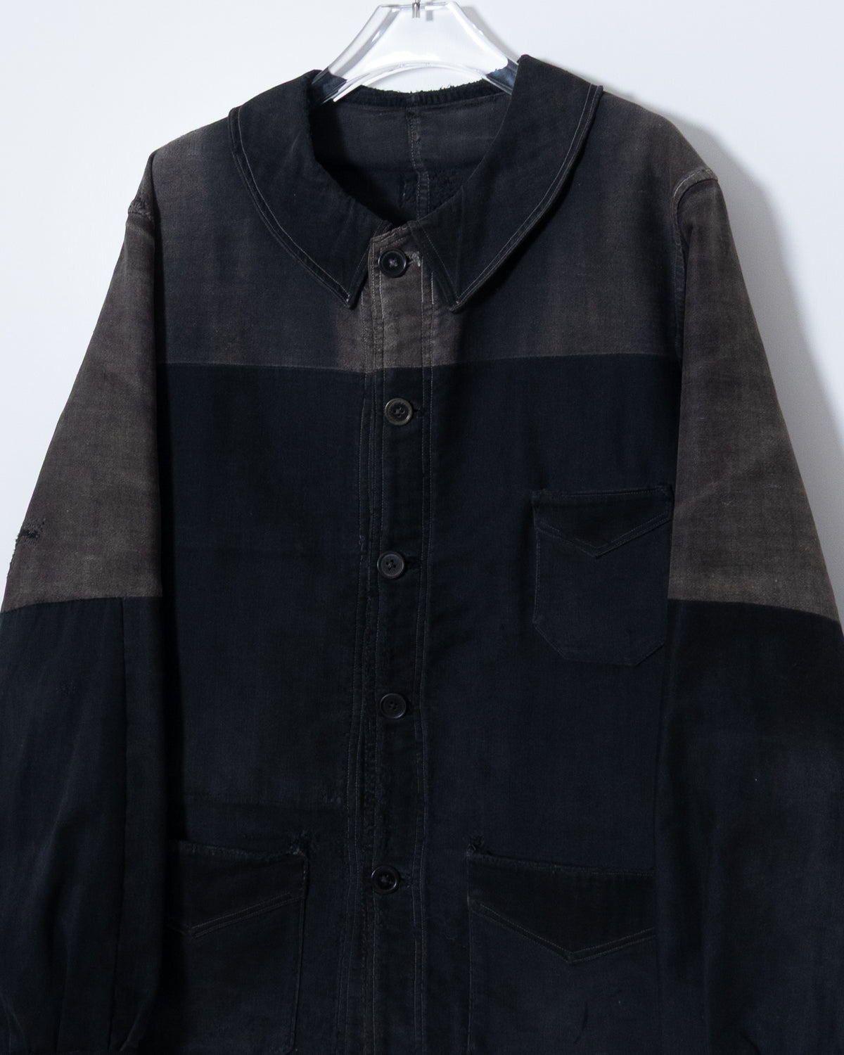 vintage amazing repaired moleskin jacket