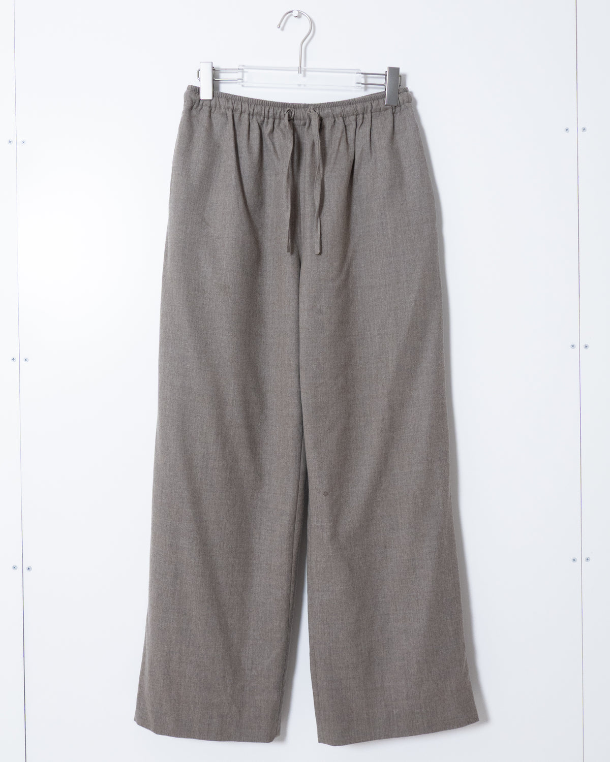 "eskandar" wide wool easy pants