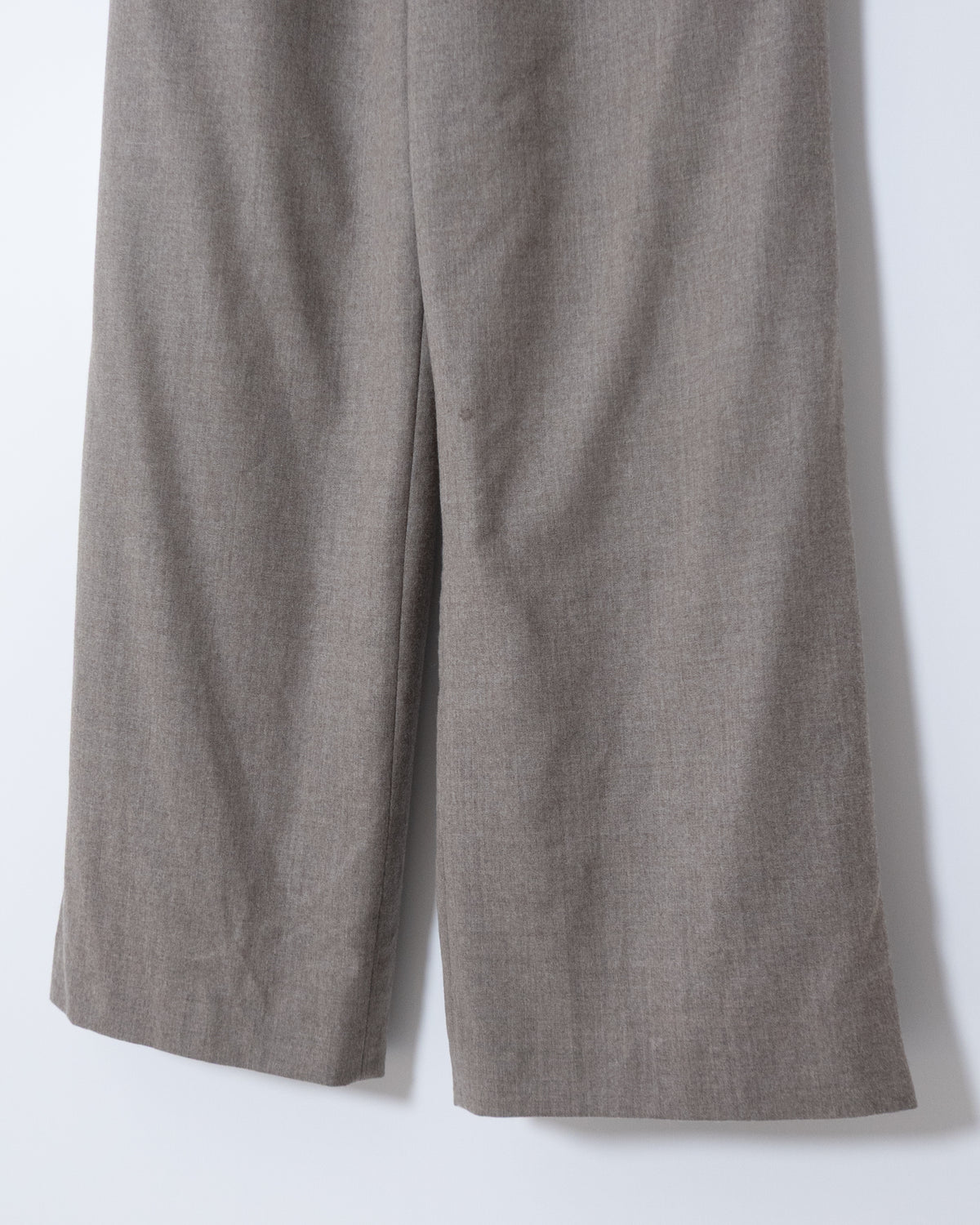 "eskandar" wide wool easy pants